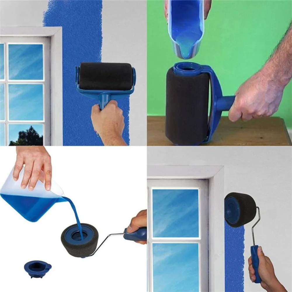 Multifunctional Paint Brush Roller Set (8Pcs)
