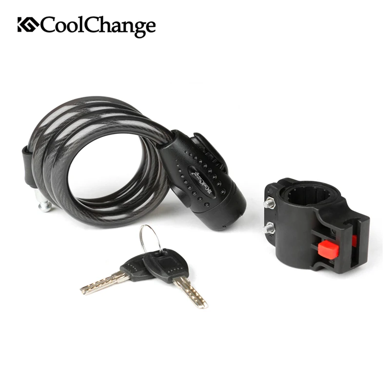 Coolchange دراجة هوائية جبلية دراجة قفل مكافحة سرقة أقفال كابل كهربائي قفل أسلاك الفولاذ قفل دراجة أجزاء اكسسوارات Coolchange دراجة هوائية جبلية دراجة قفل مكافحة سرقة أقفال كابل كهربائي قفل أسلاك الفولاذ قفل دراجة أجزاء اكسسوارات