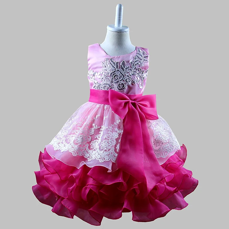 Платье принцессы для маленьких девочек; пышные Вечерние платья на выпускной; бальное платье; платье подружки невесты на свадьбу; платья для маленьких девочек - Цвет: M