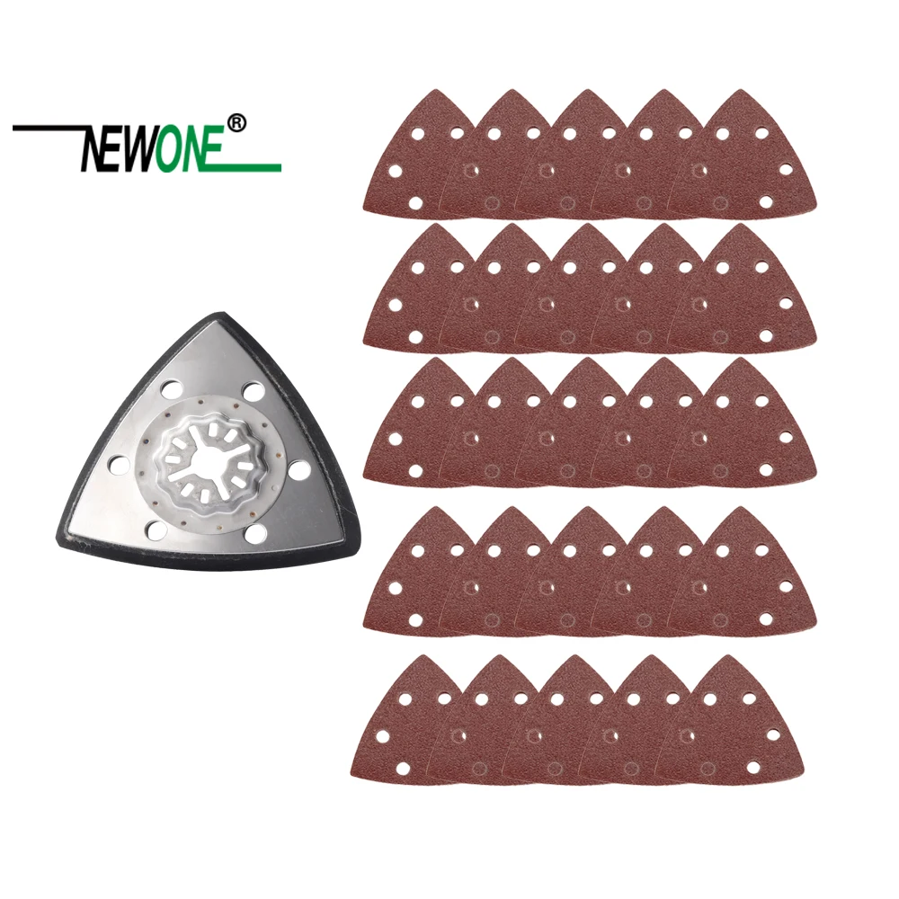 NEWONE Starlock треугольные полировальные пилы и наждачная бумага наборы подходят мощные Осциллирующие инструменты для полировки дерева, металла, керамики больше
