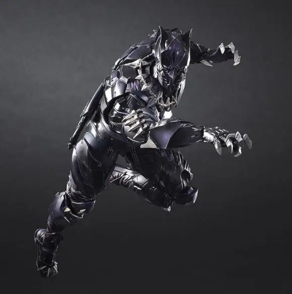 PLAY ARTS 27 см Marvel Мстители Черная пантера супер герой ПВХ фигурка модель игрушки