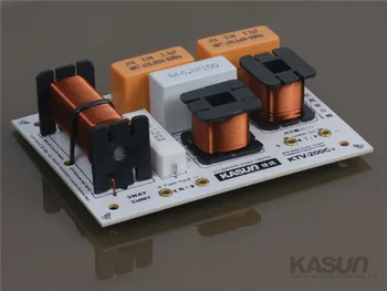 

1pcs 2 way HIFI series audio frequency divider Crossover KTV-200C-2 divider for KTV Professional stage speaker 180W 4 ohm