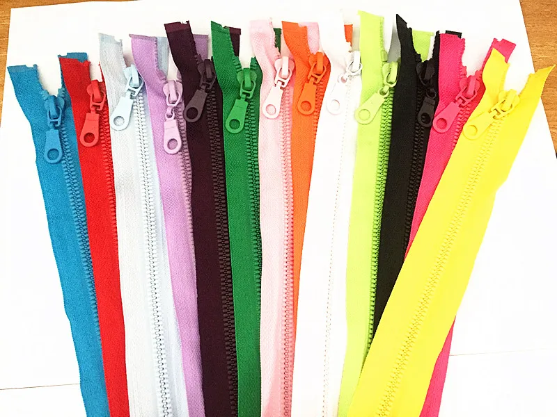 

1PCS RESIN ZIP ZIPS ZIPEER ZIPPERS 27.5" 70CM 16 COLOR for Clothing