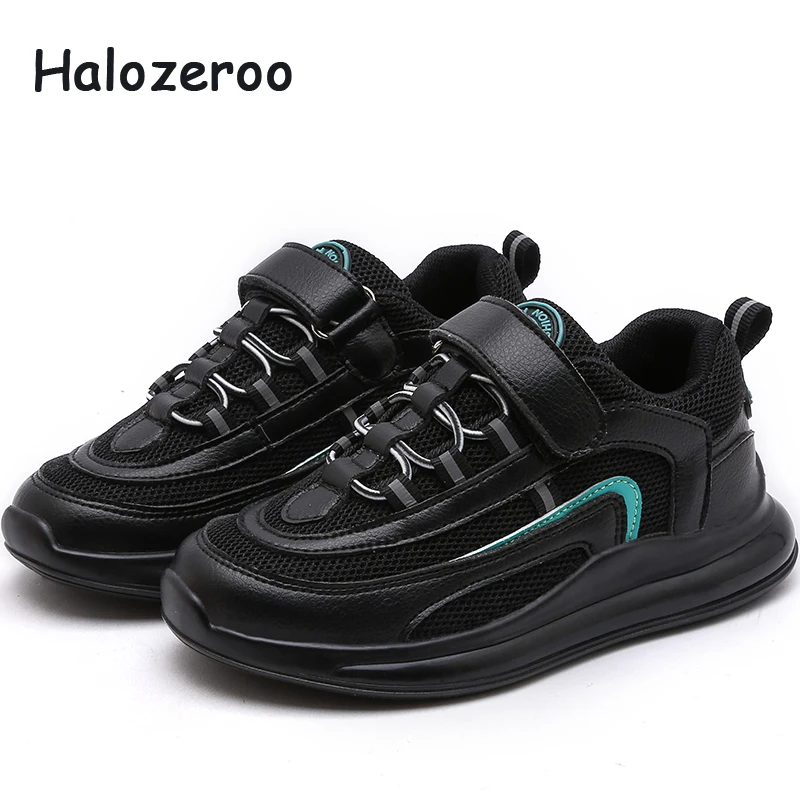 

Spring New Kids Casual Shoes Children Mesh Sport Sneakers Boys Brand Leather Shoes Baby Girls Black Fashion Shoes Trainer 2019