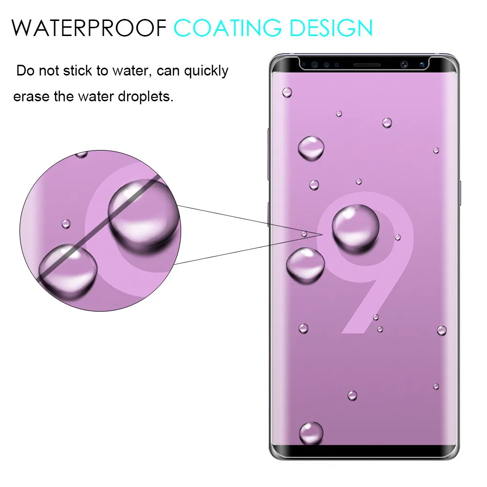 For Samsung Galaxy note 9 3D full cover screen protector Tempered Glass on for Samsung note 9 Anti-scratch glass film 0.3mm 1 (6)