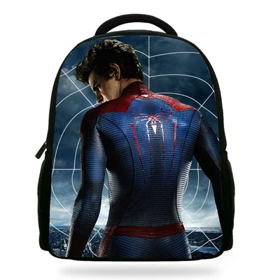 14-дюймовый популярный рюкзак с героем для детской одежды для мальчиков с человеком-пауком, комплект Человека-паука школьная сумка для детей и подростков - Цвет: N14F21