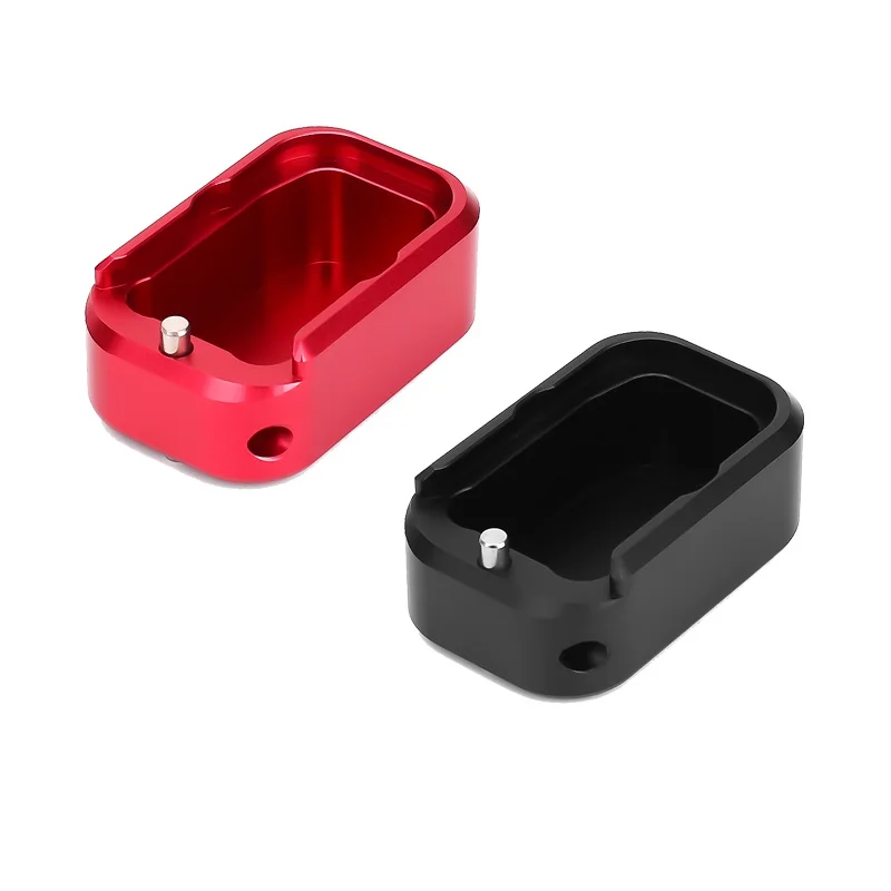 

Competition Base Pad For Glock 17 19 Tactical Glock Holster Glock Pad Adater for Standard Size Glock Black Red