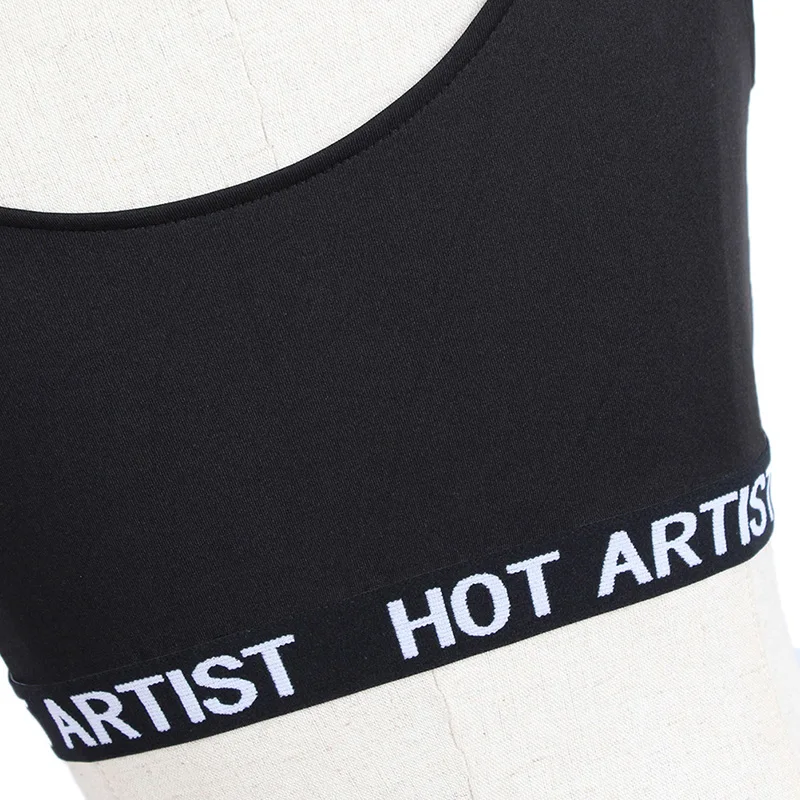 С принтом букв бюстгальтер и трусы комплект Bralette стринги из двух частей