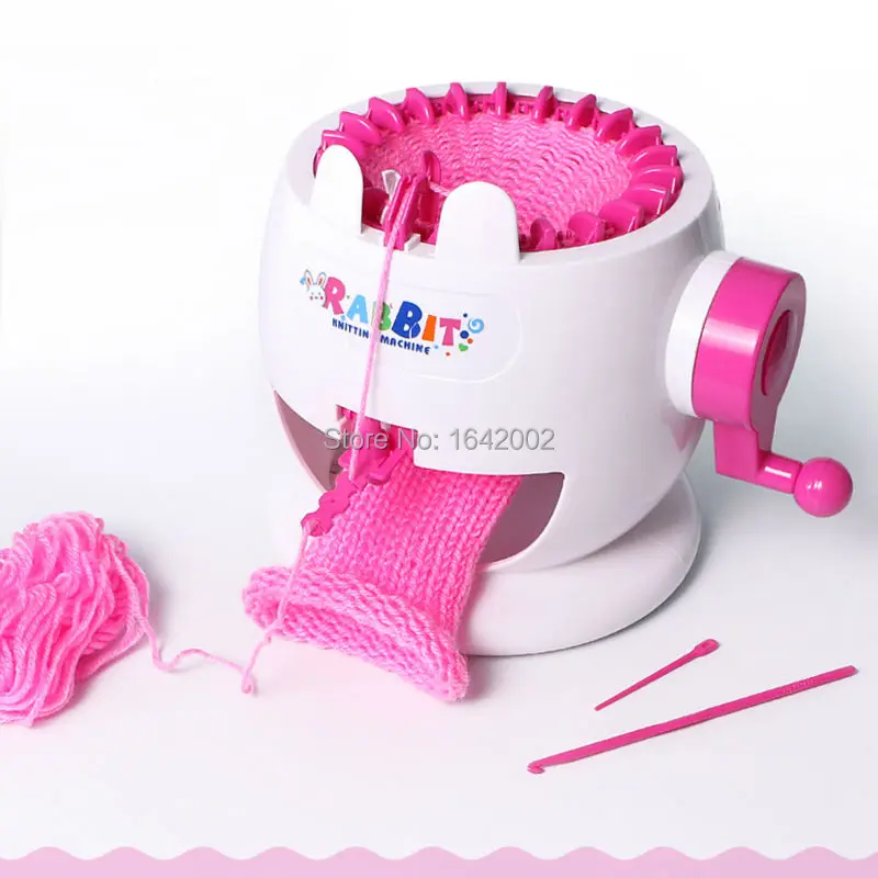 Smart Weaver Knitting Kit Machine for all kids Quick Knit Loom Easy to Use DIY Manual Hats Scarves Children Weaving Loom toys