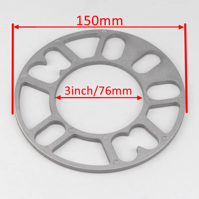 2 шт. профессиональный универсальный колесо из алюминиевого сплава разделительные прокладки плиты 4 5 серьги-гвоздики 3 мм 5 мм 8 мм 10 мм