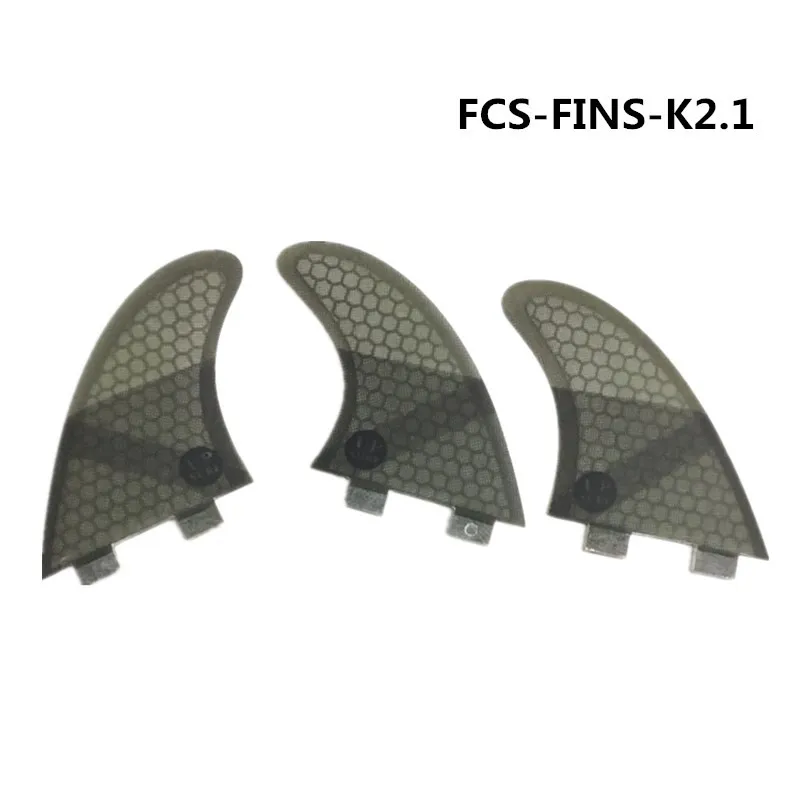 FCS K2.1 ласты для серфинга 2 цвета три набора стекловолокна сотовые волокна для серфинга - Цвет: Черный