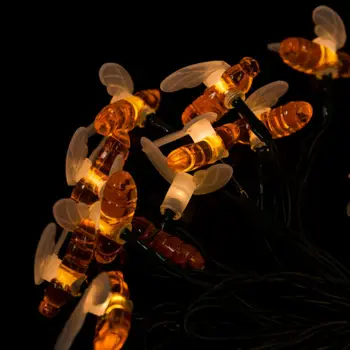 

Outdoor Solar Powered 16Ft 21Ft 20 30 LED Lights Party Garden String Lamp Xmas