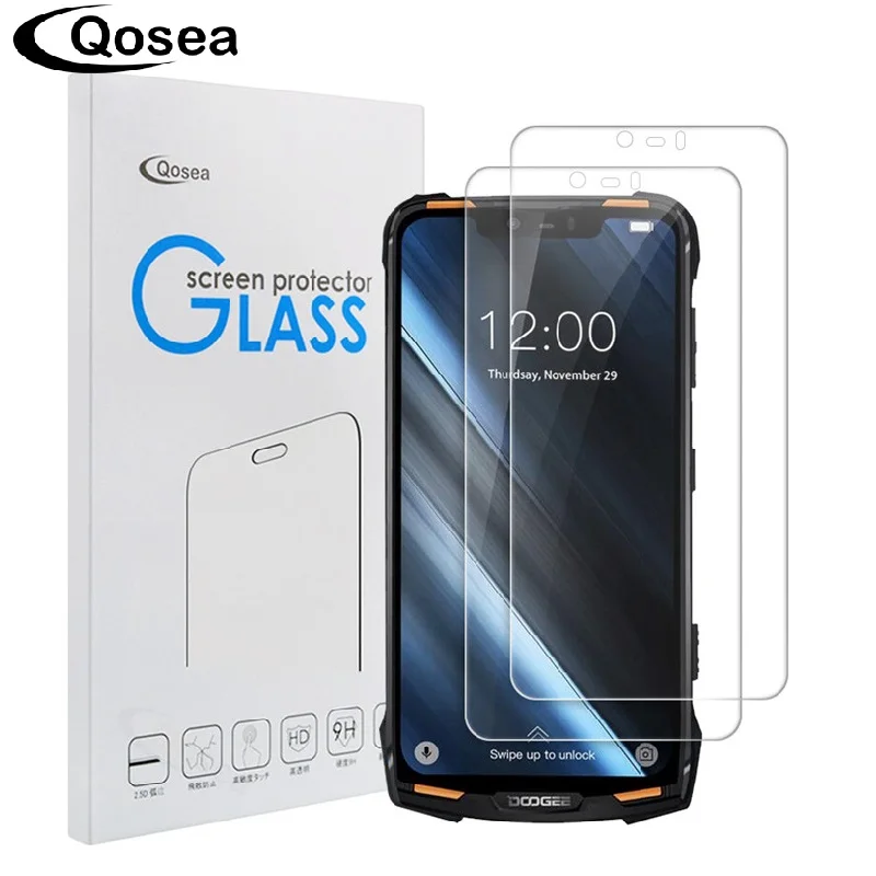 Qosea 10 шт. Защитное стекло для экрана Doogee S90 X90 S90C N10 Y8 закаленное стекло 9H Защитная взрывобезопасная пленка против царапин