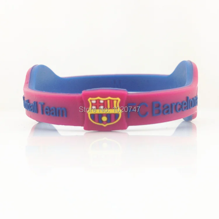Wholesale 1pcs/lot Football 9 Teams World Cup Power Wristband Silicone