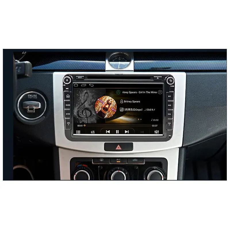 Perfect Funrover VW In Dash Car Stereo 8 "Car DVD GPS Navigation 2 din Car Radio CANBUS autoradio Bluetooth RDS WIFI OBD FM DVD for vw 1