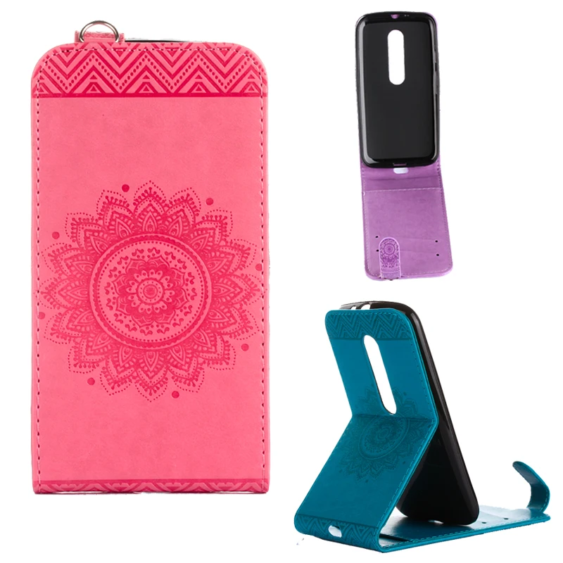 

Luxury Leather Flip Wallet Mandala Soft Phone Silicone Cases Cover Shell Coque Fundas for Motorola G3 G4 Case