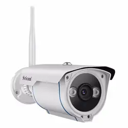 SRICAM SP007 1080 P HD IP Камера WI-FI Onvif 2,4 P2P для смартфона Водонепроницаемый антивандальный 15 м IR наружная Домашняя безопасность Камера