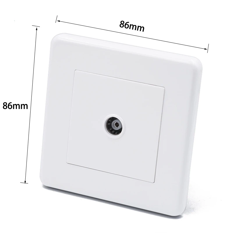White PC Coaxial TV Wall Panel pic 5