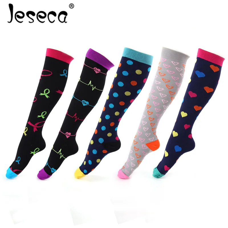 Jeseca Women Sexy Stockings Over The Knee Socks Stocking Female Long Socks For Outdoor Sports High Elastic Nursing Calf Sox Gift