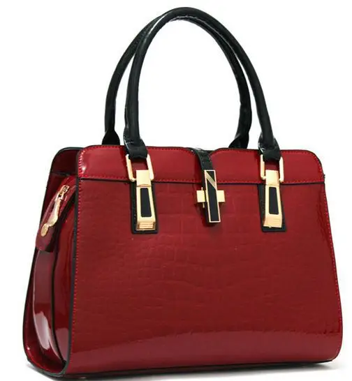 CHISPAULO, модная женская сумка из натуральной кожи, винтажная женская сумка-мессенджер с узором, повседневная сумка-тоут, женская сумка на плечо F328 - Цвет: Красный