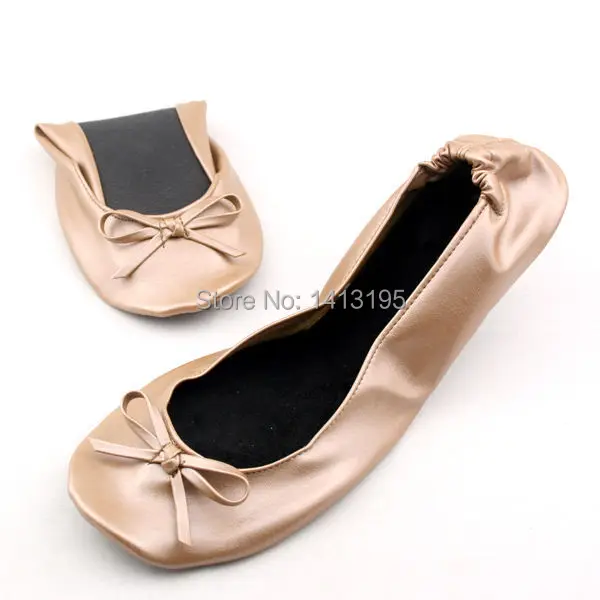 roll up ballerina flats
