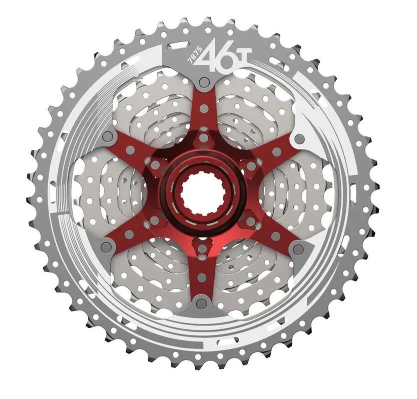SunRace CSMX3 CSMS3 10 سرعة 11-46 طن كاسيت الدراجة Freewheel ضرس دراجة هوائية جبلية كاسيت دراجة أجزاء 10 سرعات 11-46 طن