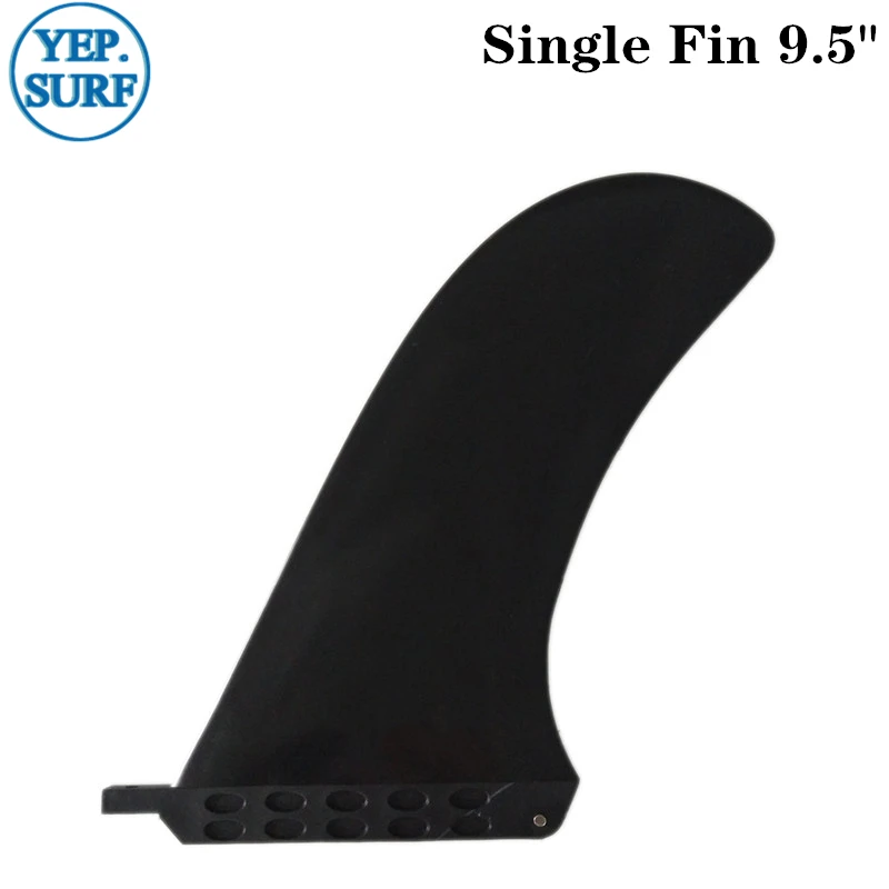 SUP longboard fin Surfing 9.5 Length Plastic Fins 9.5 inch Single Fins