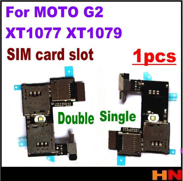 1 шт. для MOTO G2 XT1063 XT1064 XT1072 SIM держатель карт FLEX лента + Micro слот карты памяти SD Flex