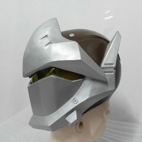 

Hot Game OW Over and Watch Soldier 76 Helmet Veil Cosplay Mask Resin Halloween XMAS Gift Collection
