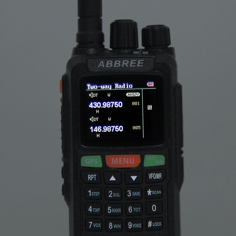 ABBREE AR-889G gps SOS 10 Вт 999CH Ночная подсветка дуплексный ретранслятор двухдиапазонный двойной прием охотничья ветчина CB радио рация