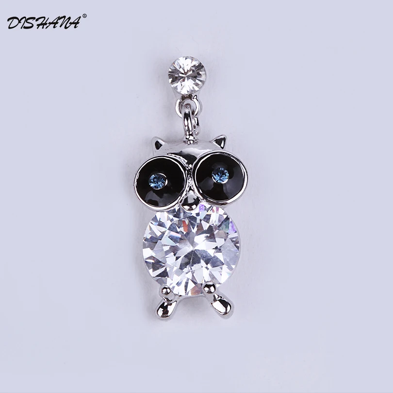 

New 2015 vintage Luxurious Austrian Rhinestones charms Beautiful stars Lovely owl vintage Stud Earrings(E0206)