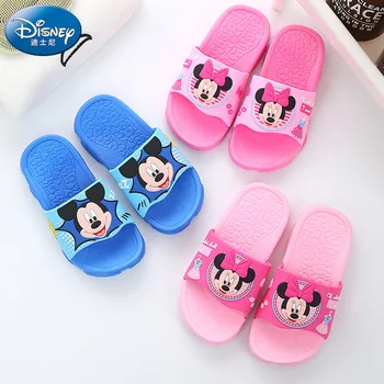 

2019 new Disney children's slippers summer boy bathroom shower girls cartoon mickey home baby sandals and slippers