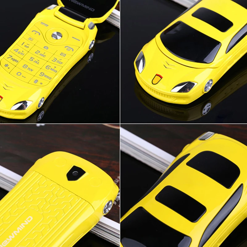 NEWMIND Flip F15 MP3 MP4 Radio FM SMS MMS Cámara linterna Dual SIM tarjetas pequeño teléfono móvil coche modelo Mini móvil teléfono P431 NEWMIND Flip F15 MP3 MP4 Radio FM SMS MMS Cámara linterna Dual SIM tarjetas pequeño teléfono móvil coche modelo Mini móvil teléfono P431