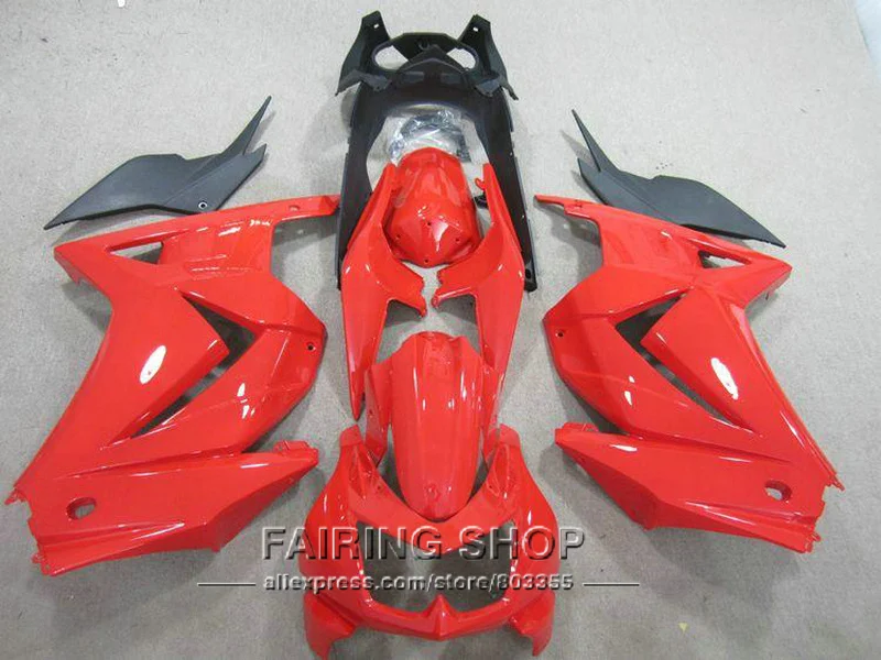 Красный комплект обтекателей для Kawasaki Ninja 250r 2008 2014 2009 2013 ( 100% fit ) zx250r 08 14 Обтекатели