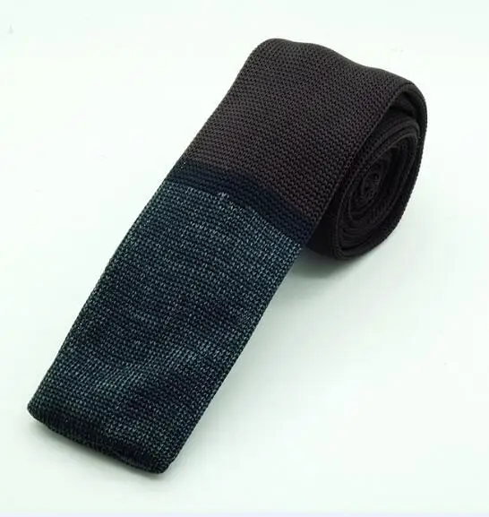 Gusleson Новая мода мужской вязаный галстук брендовый тонкий дизайнерский мужской s Вязаный Галстук Узкий Тонкий Мужские галстуки - Цвет: 06