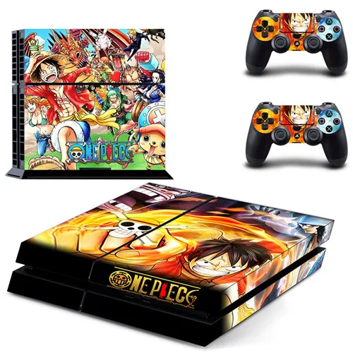 Аниме Dragon Ball one piece Наруто One Punch Man PS4 Кожа Наклейка виниловая для Playstation 4 консоли и контроллеров PS4 кожа - Цвет: GYTM0148