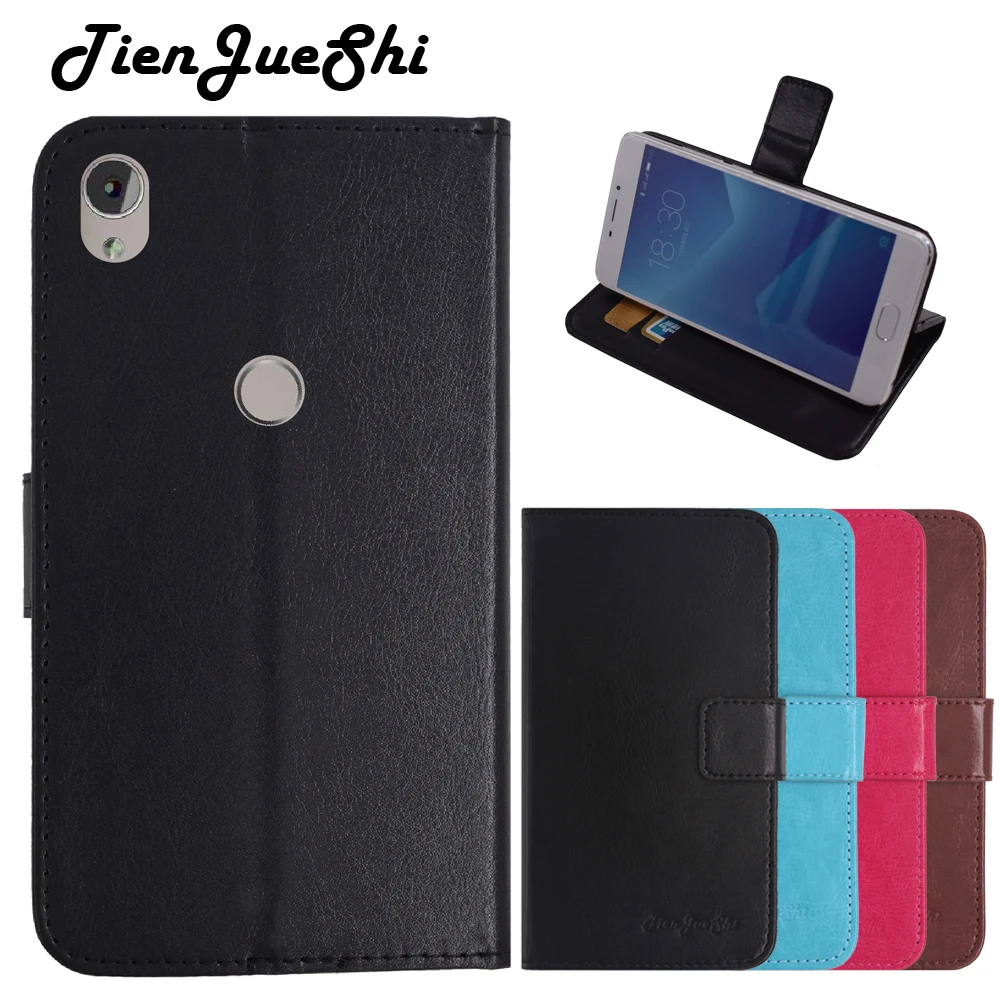 

TienJueShi Flip Book Design Protect Leather Cover Shell Wallet Etui Skin Case For Gigaset GS185 5.5 inch
