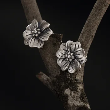 

2018 Sale Brinco Plum Flower Lady Style Restoring Ancient Ways Joker Earrings Wholesale For Women