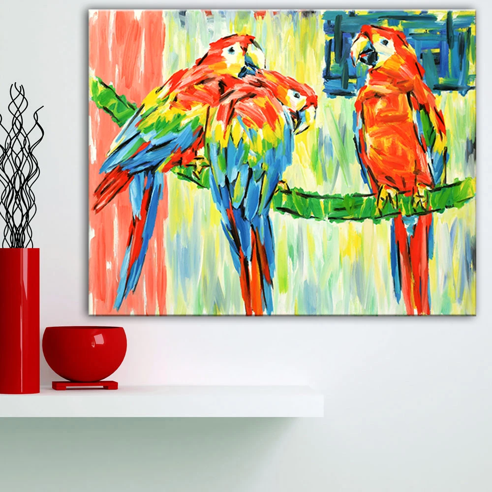 

DDWW Wall Art Painting Canvas Print The Birds Picture For Living Room Home Decor No Frame