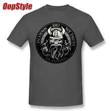 Викинги сыновья Одина футболка Valhalla для Для мужчин плюс Размеры хлопок Футболка команды 4XL 5XL 6XL Camiseta