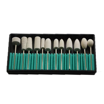 

60pcs/5box Z2001 Popular Felt Polishing Bur Kit for Alloy Metal Jewellery Stones Hard Wood Fast Trimming Grinding Kits Set Tools
