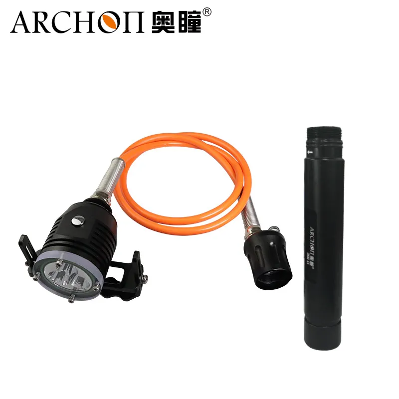 ARCHON DH30 II WH36 II Flash светильник 3* CREE XM-LU2 3 режима 3000 Lumes светильник для подводного плавания фонарь с батареей 3*26650