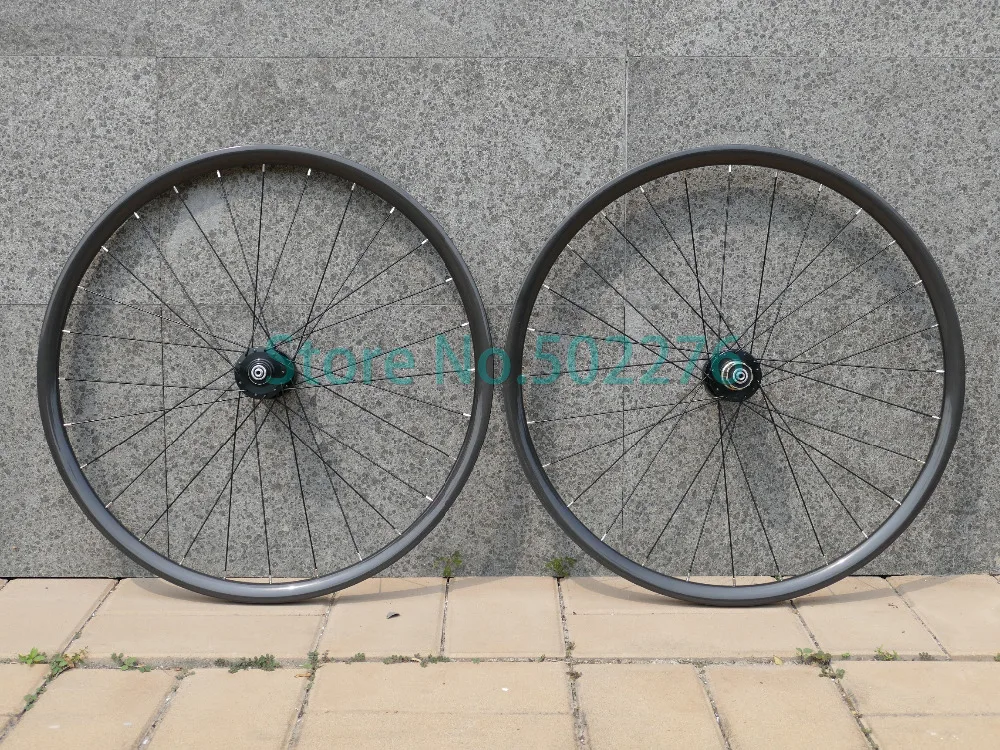 

3k UD Carbon Matt Glossy 27.5er 650B MTB Mountain Bike Clincher Wheelset 27.5" for disc brake