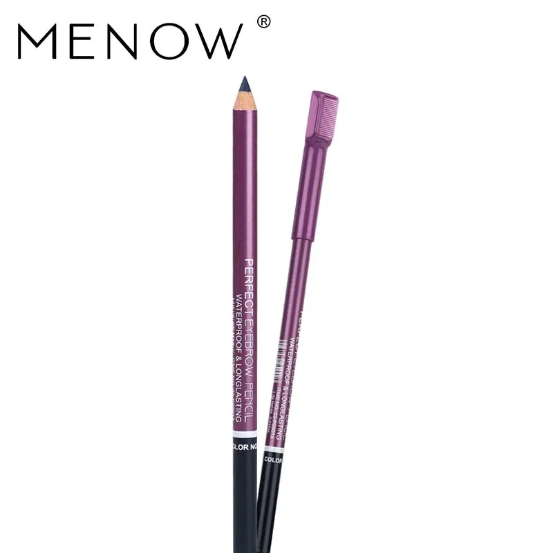 

M.n Menow Brand Cosmetic Eyebrow Pencil With Comb With Waterproof &Long Lasting Effect Professional Makeup Eyebrow PencilP09013