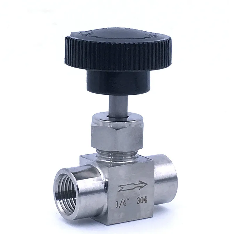 BSP равная Женская резьба 304 нержавеющая сталь управление запорный клапан игольчатый клапан для воды, газа, масла