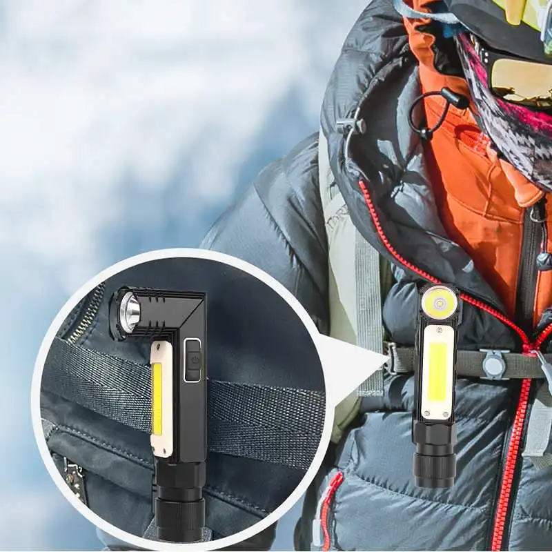 XANES 3189B X PG + COB светодиодный Белый Красный Белый 5 режимов USB Перезаряжаемый ручной светильник на открытом воздухе Кемпинг Аварийный