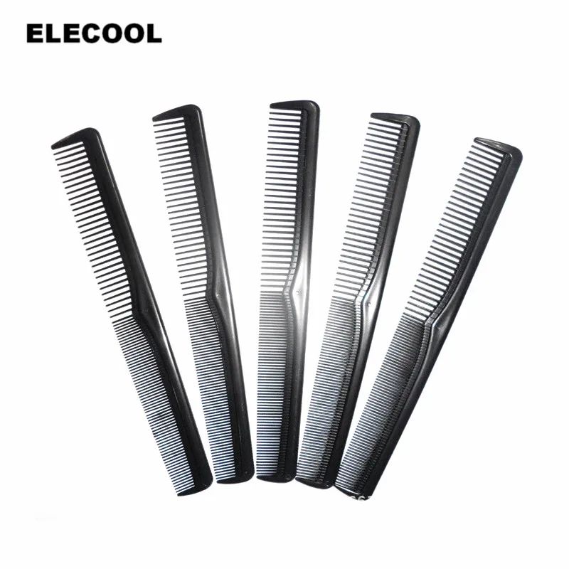 Elecool 10 шт. Мини Черный Ручной портативный карманный накладка с прической гребень подходит для мужчин женщин парикмахер красота инструмент