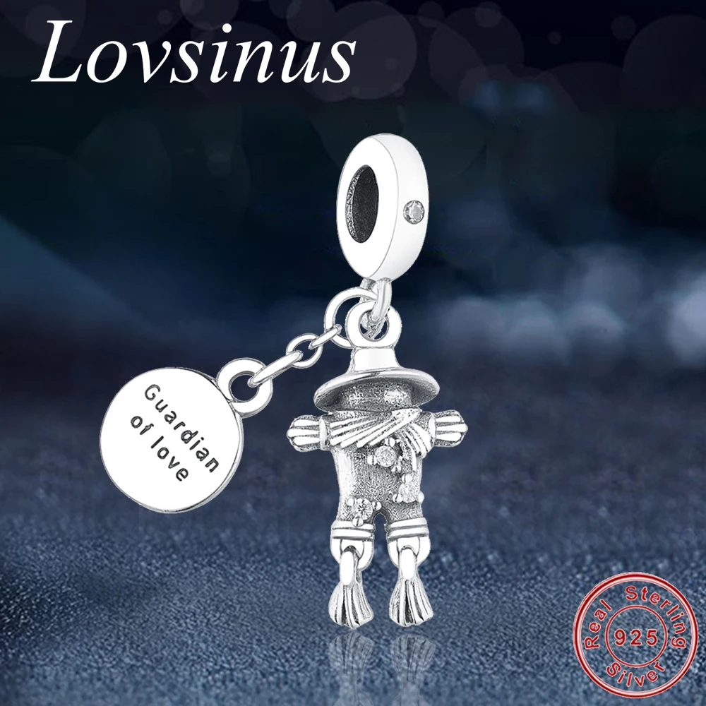 

Authentic 925 Silver Guardian Of Love Bead Fit Original Pandora Charm Bracelets 925 Sterling Dangle Jewelry Valentine's Day Gift