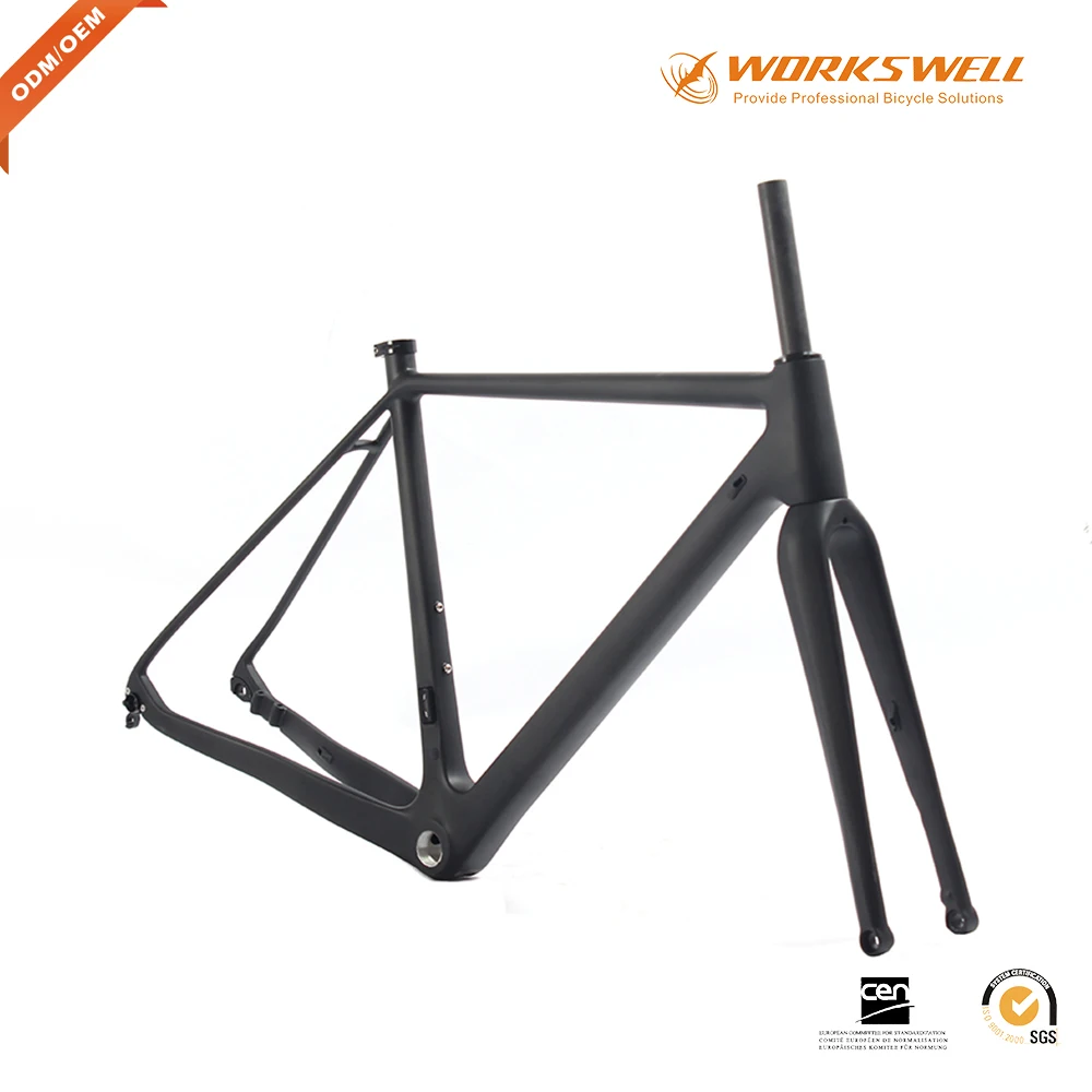 Высококачественные углеродные детали workswell T800 Cyclecross 700C для дискового тормоза Di2 и