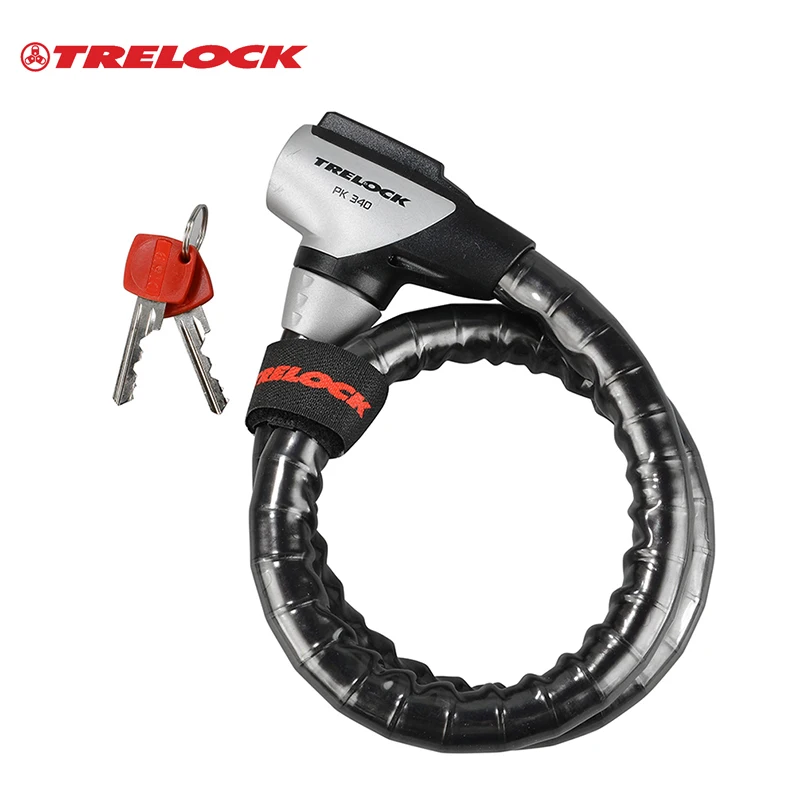 TRELCOK Professional German Bicycle Bike Portable Steel Chain Lock